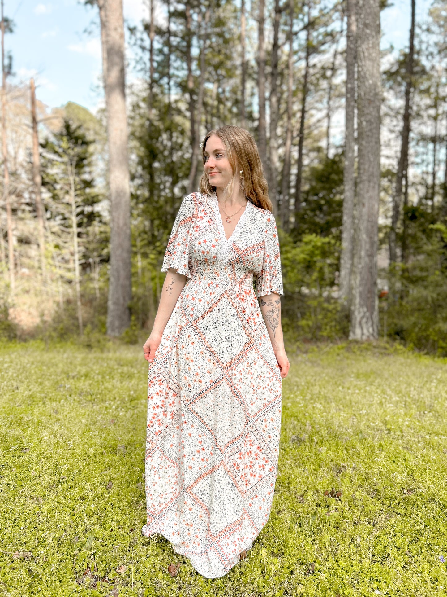 Boho Bloom Maxi Dress