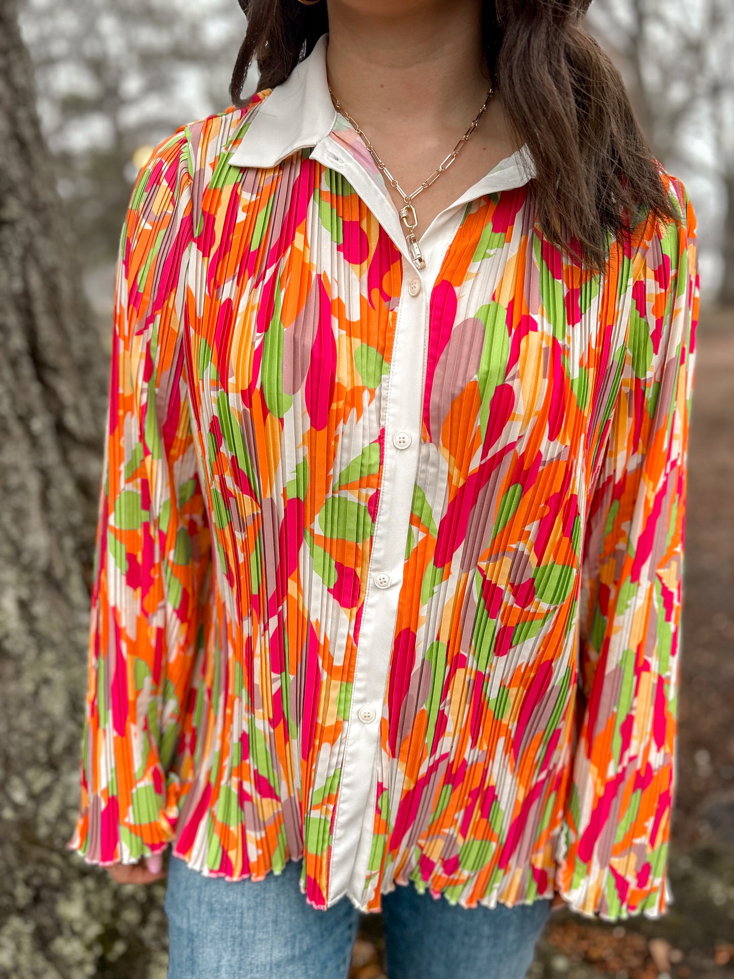 The Electric Bloom Blouse