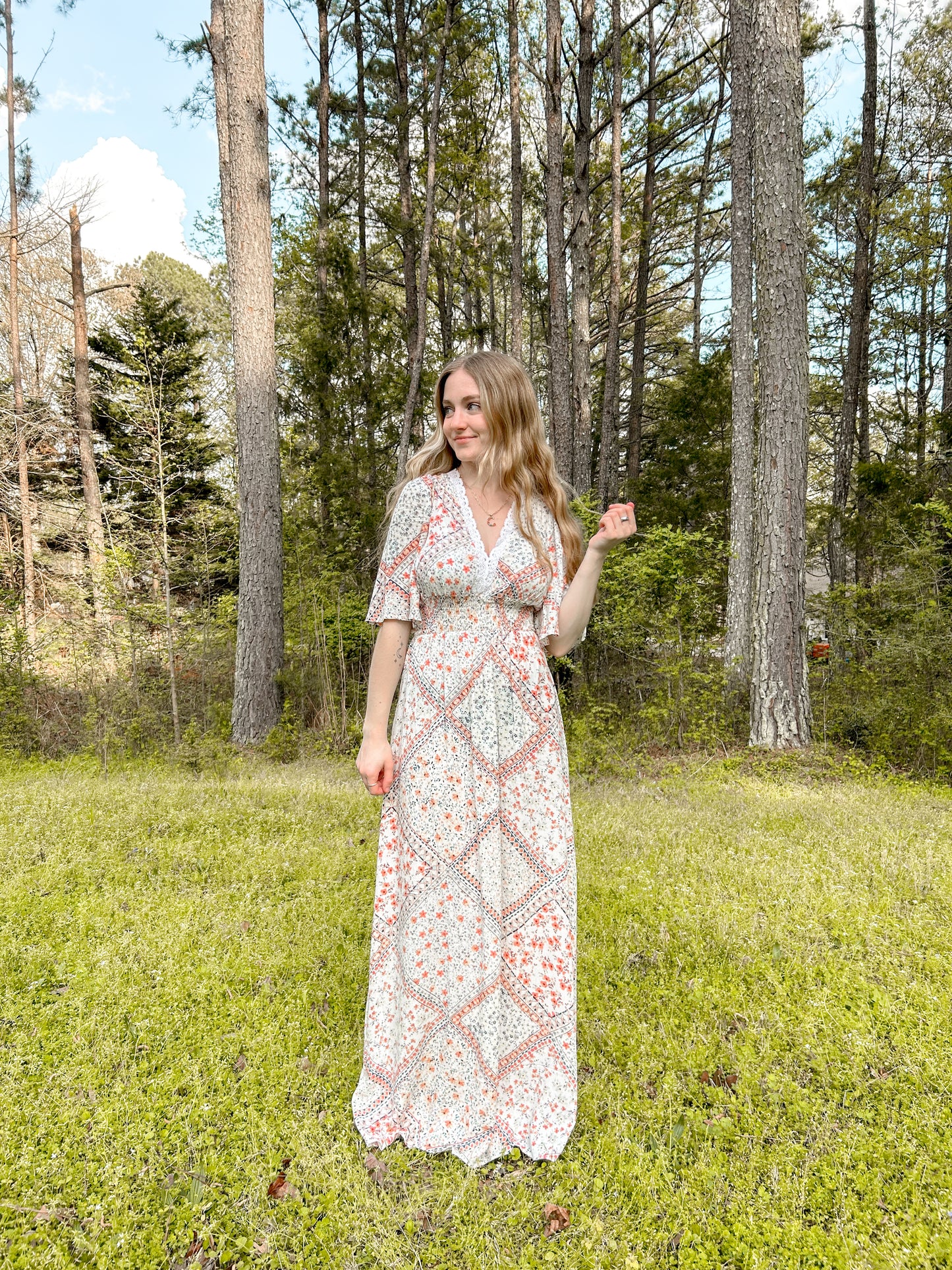 Boho Bloom Maxi Dress