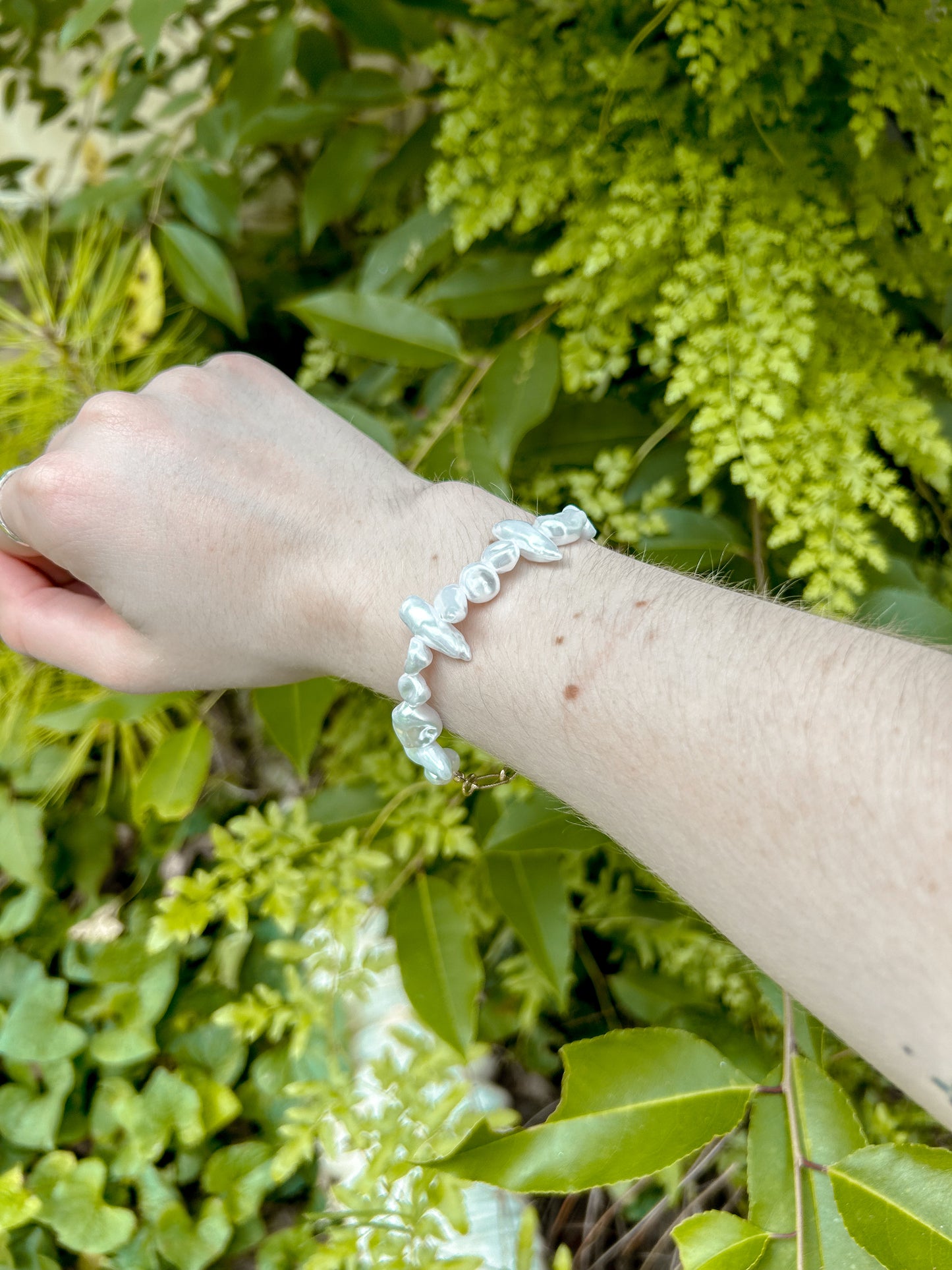 Pretty In Pearls Chain Bracelet