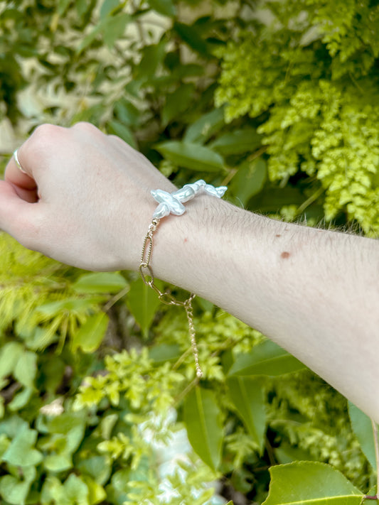 Pretty In Pearls Chain Bracelet